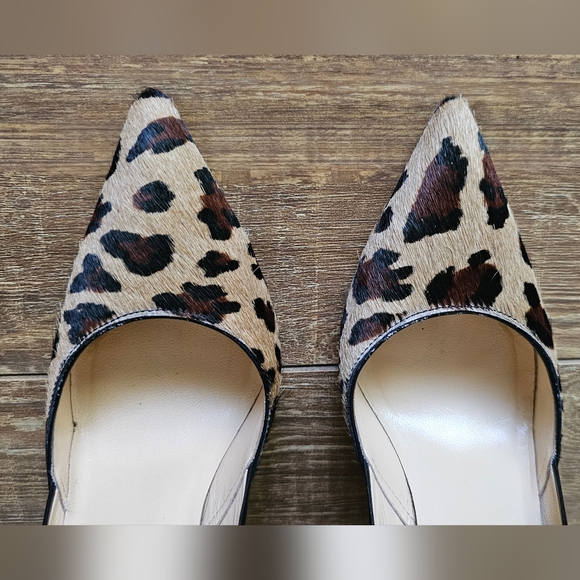 Kate Spade Leopard Print Heels Size 4.5 - Picture 2 of 6